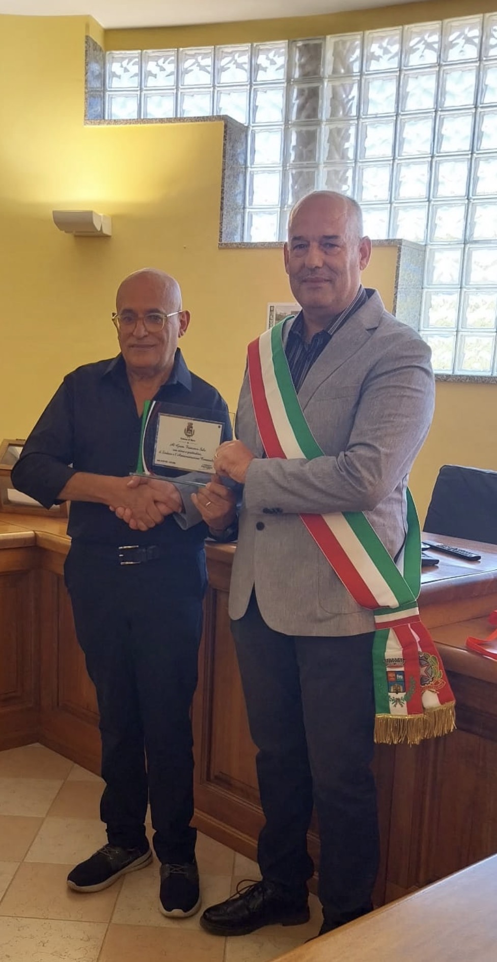 Il Geom. Francesco Sale ha concluso il servizio attivo per il collocamento in pensione.