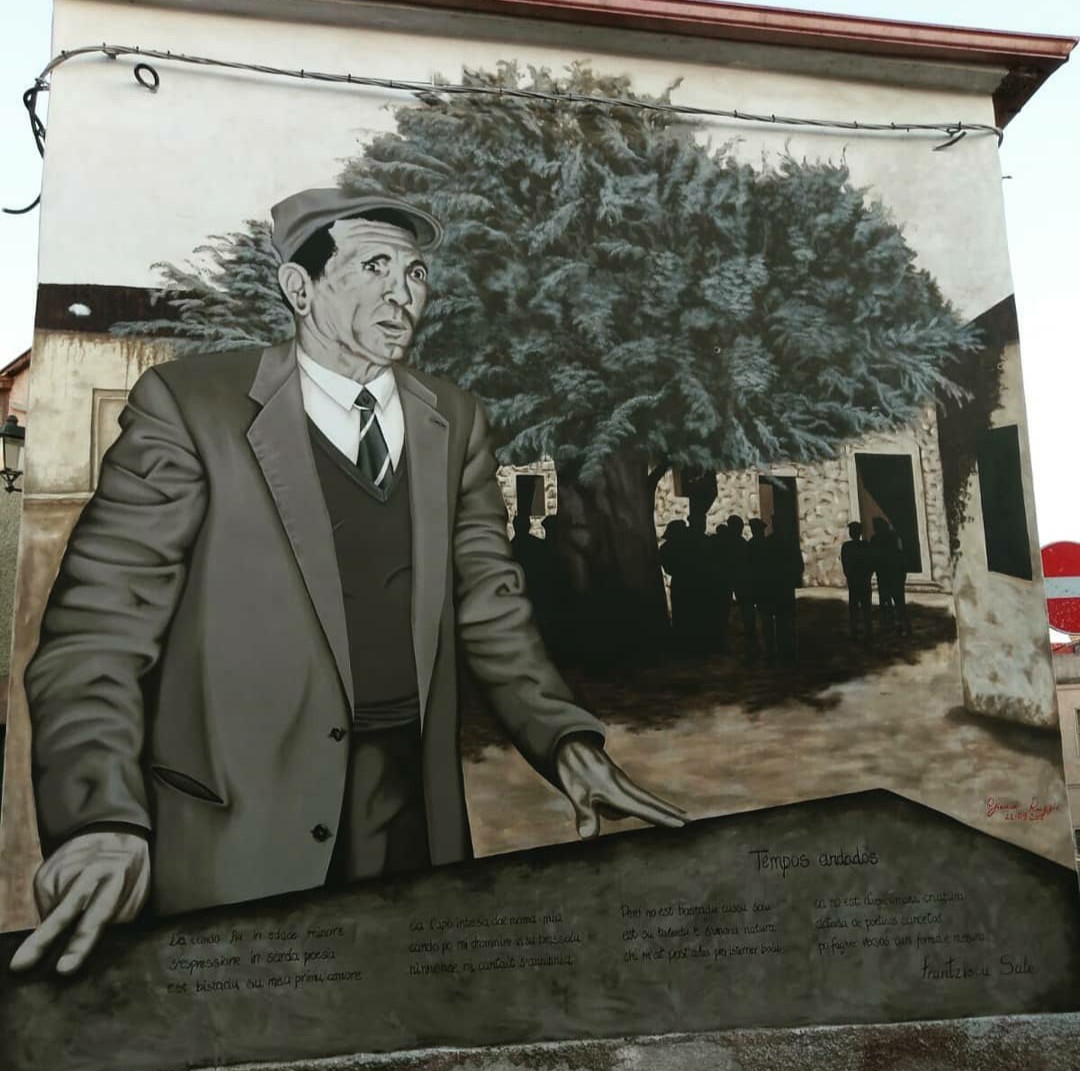 Murales dedicato al Poeta Marese Francesco Sale